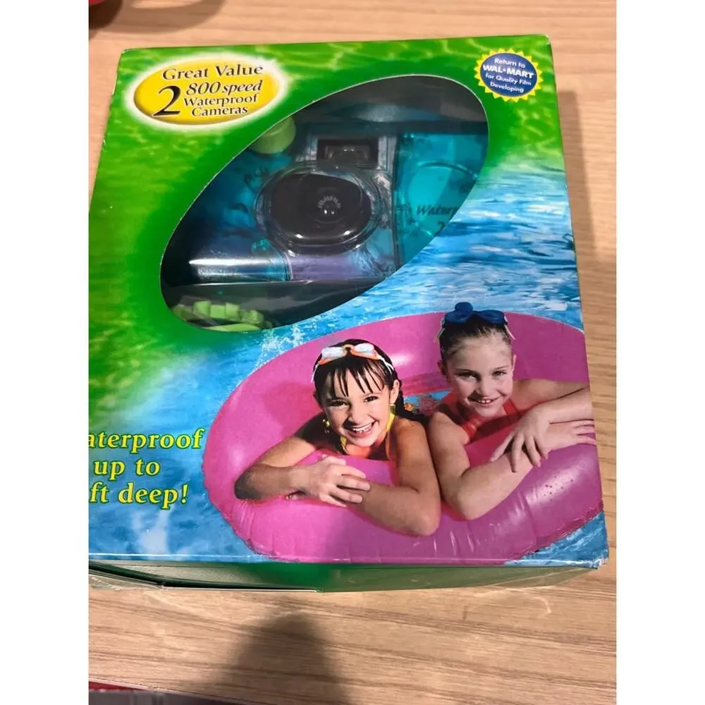 Fujifilm QuickSnap Waterproof 800 Speed Disposable Camera 2-Pack Exp 12/2007 New